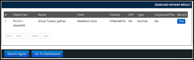View the patient encounter details – Medixcel Support