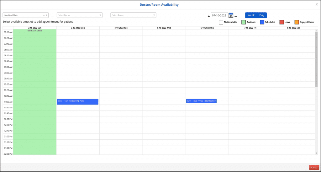 Rescheduling Appointments for Patients from the Appointment Calendar ...