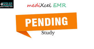 Pending Study