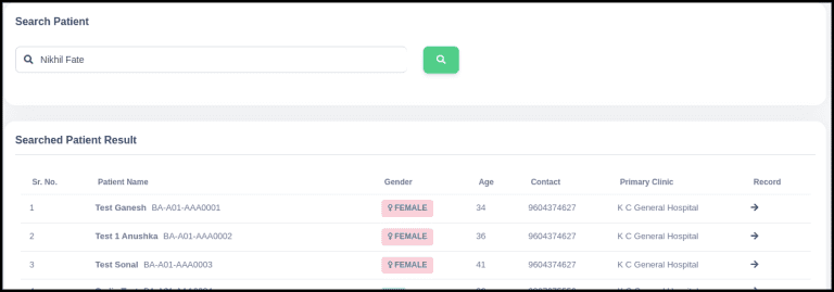 View the patient encounter details(New Screen) – Medixcel Support