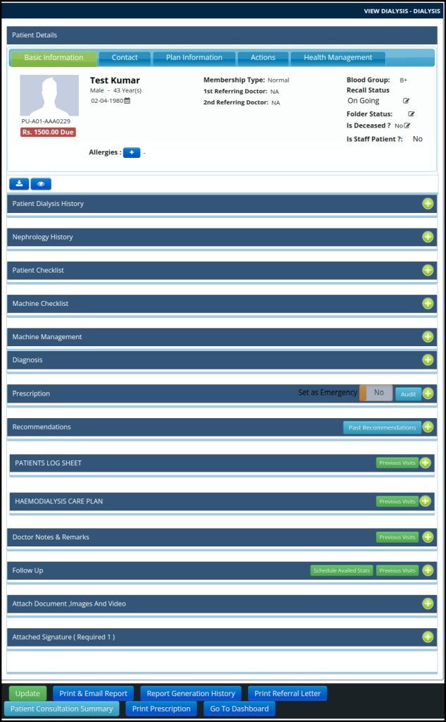 consultation-page-from-dialysis-schedule-medixcel-support