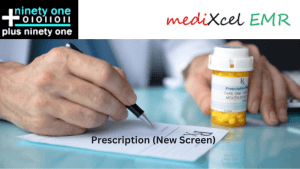 Prescription New Screen